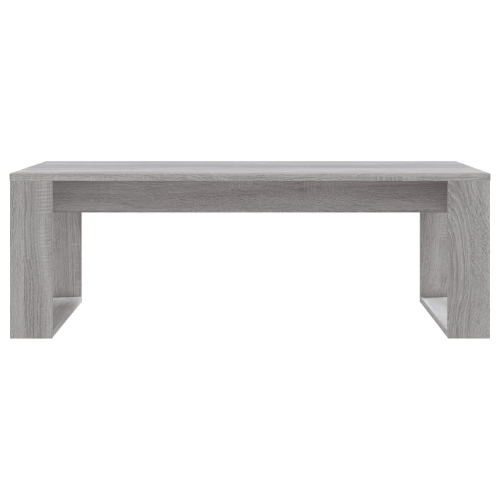 Salontafel 02X50X35 Cm Bewerkt Hout Eikenkleurig Grijs sonoma