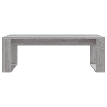 Salontafel 02X50X35 Cm Bewerkt Hout Eikenkleurig Grijs sonoma
