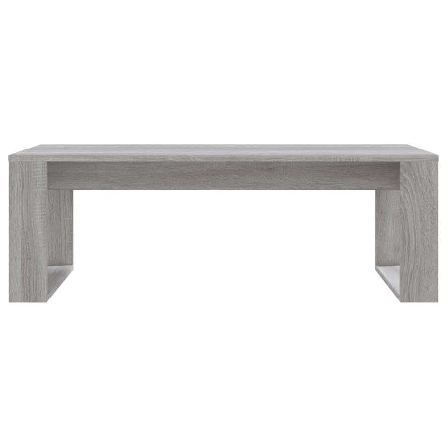 Salontafel 02X50X35 Cm Bewerkt Hout Eikenkleurig Grijs sonoma