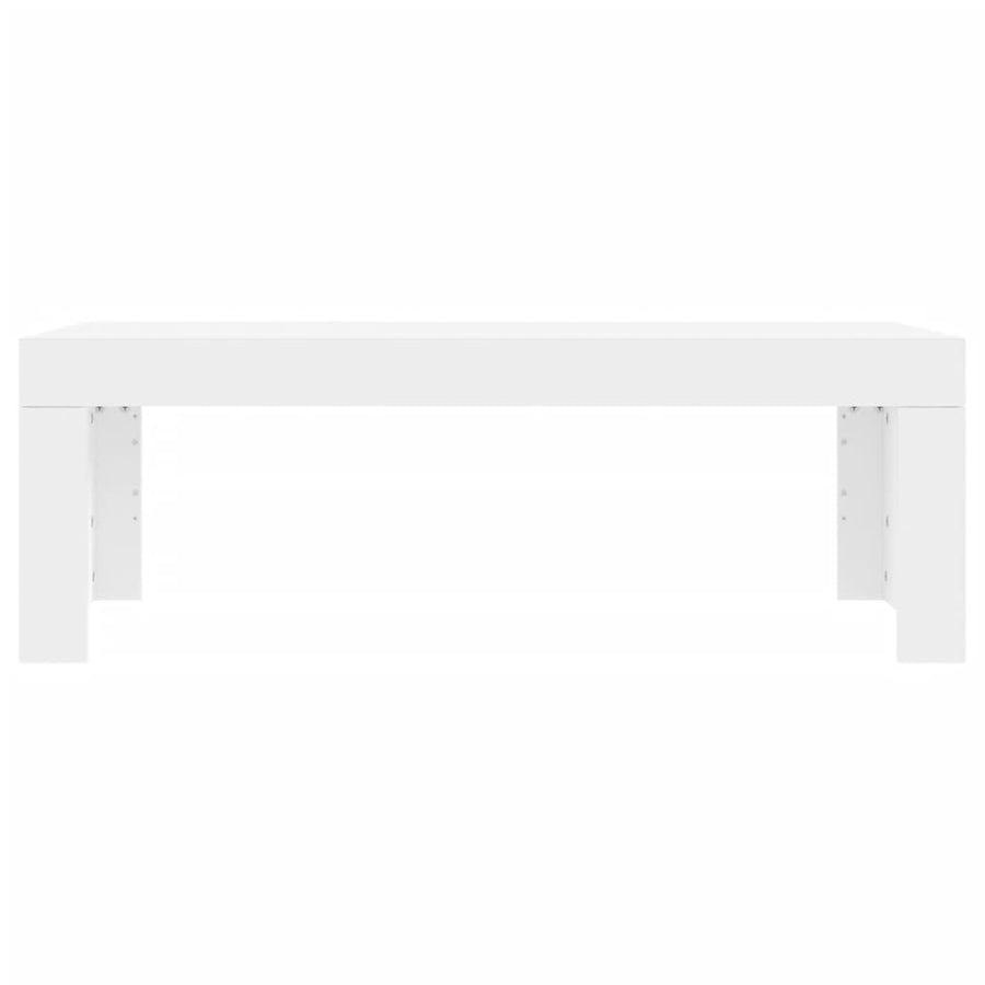 Salontafel 02X50X36 Cm Bewerkt Hout Wit