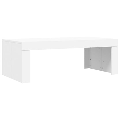 Salontafel 02X50X36 Cm Bewerkt Hout Wit