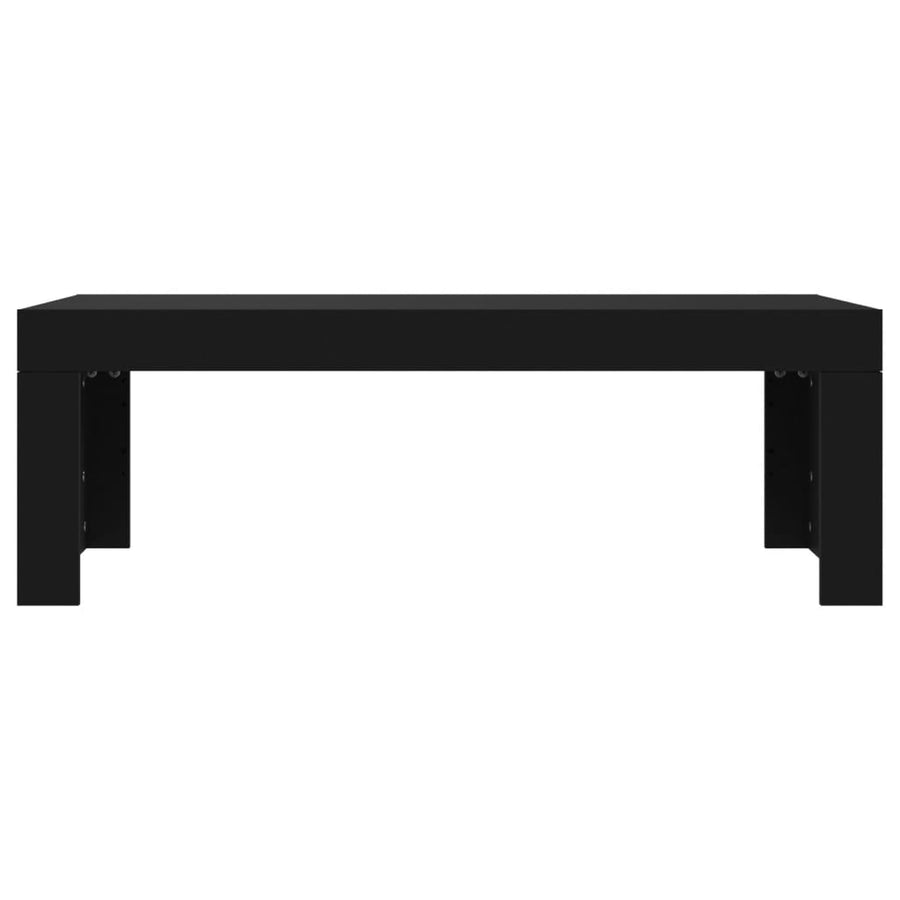 Salontafel 02X50X36 Cm Bewerkt Hout Zwart