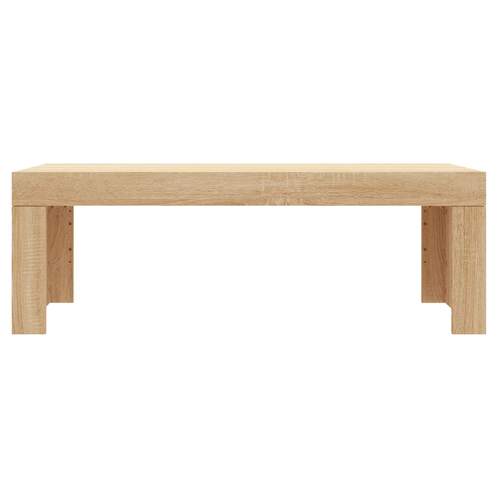 Salontafel 02X50X36 Cm Bewerkt Hout Kleurig Sonoma eiken