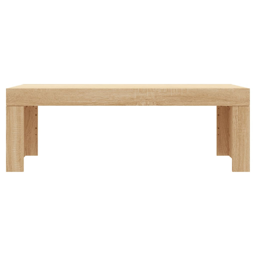 Salontafel 02X50X36 Cm Bewerkt Hout Kleurig Sonoma eiken