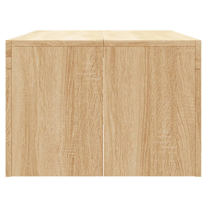 Salontafel 02X50X36 Cm Bewerkt Hout Kleurig Sonoma eiken