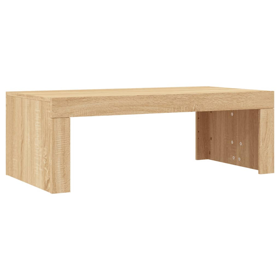 Salontafel 02X50X36 Cm Bewerkt Hout Kleurig Sonoma eiken