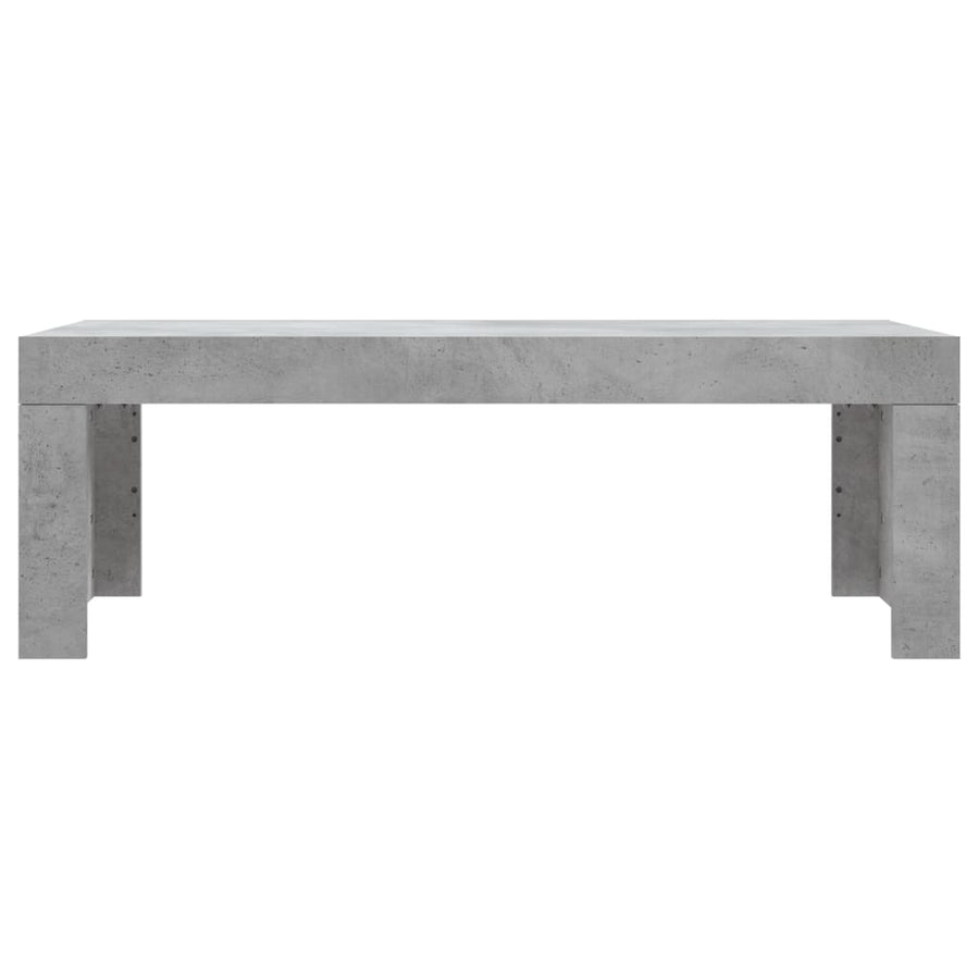 Salontafel 02X50X36 Cm Bewerkt Hout Betongrijs