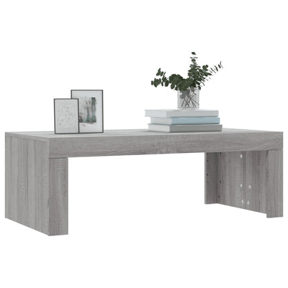Salontafel 02X50X36 Cm Bewerkt Hout Eikenkleurig Grijs sonoma