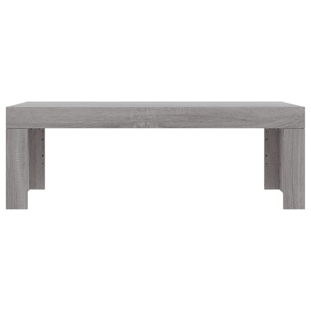Salontafel 02X50X36 Cm Bewerkt Hout Eikenkleurig Grijs sonoma