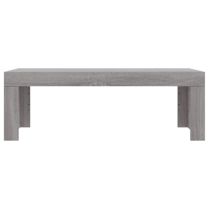 Salontafel 02X50X36 Cm Bewerkt Hout Eikenkleurig Grijs sonoma