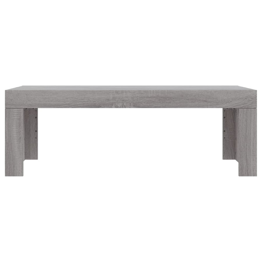 Salontafel 02X50X36 Cm Bewerkt Hout Eikenkleurig Grijs sonoma