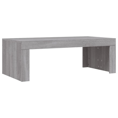 Salontafel 02X50X36 Cm Bewerkt Hout Eikenkleurig Grijs sonoma