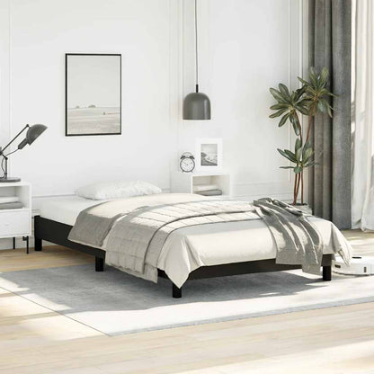 Bedframe zonder matras king eenpersoons maat fluweel zwart