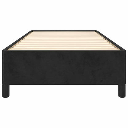 Bedframe zonder matras king eenpersoons maat fluweel zwart