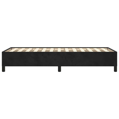Bedframe zonder matras king eenpersoons maat fluweel zwart