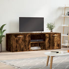 TV stand 120x34x37 cm engineered wood smoked oak color