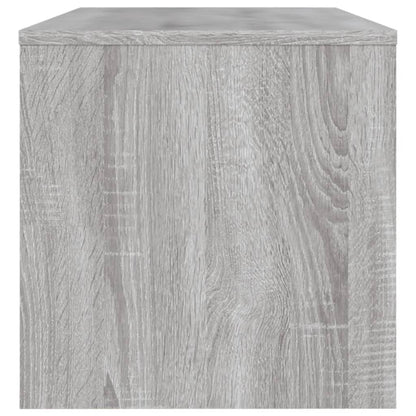 Tv-Meubel 120X34X37 Cm Bewerkt Hout Grijs Sonoma Eikenkleurig