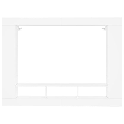 Tv-Meubel 152X22X113 Cm Bewerkt Hout Wit