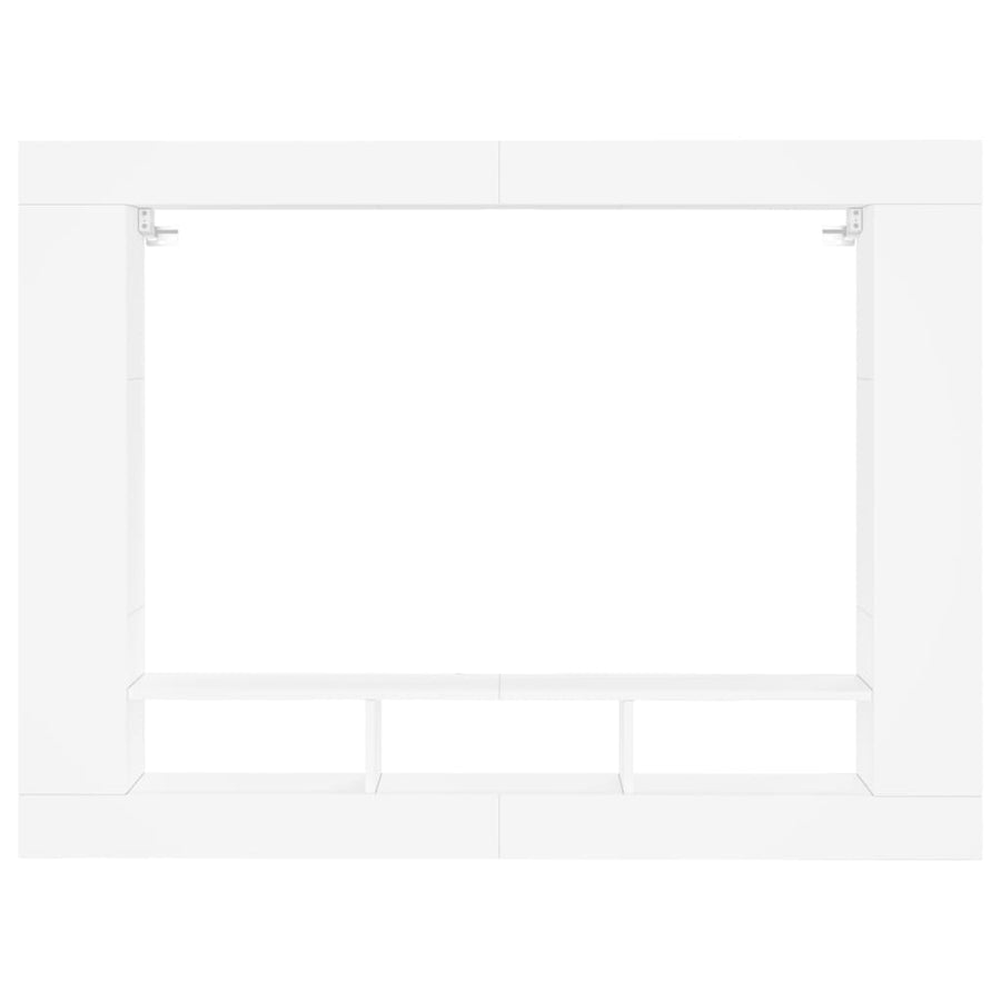 Tv-Meubel 152X22X113 Cm Bewerkt Hout Wit