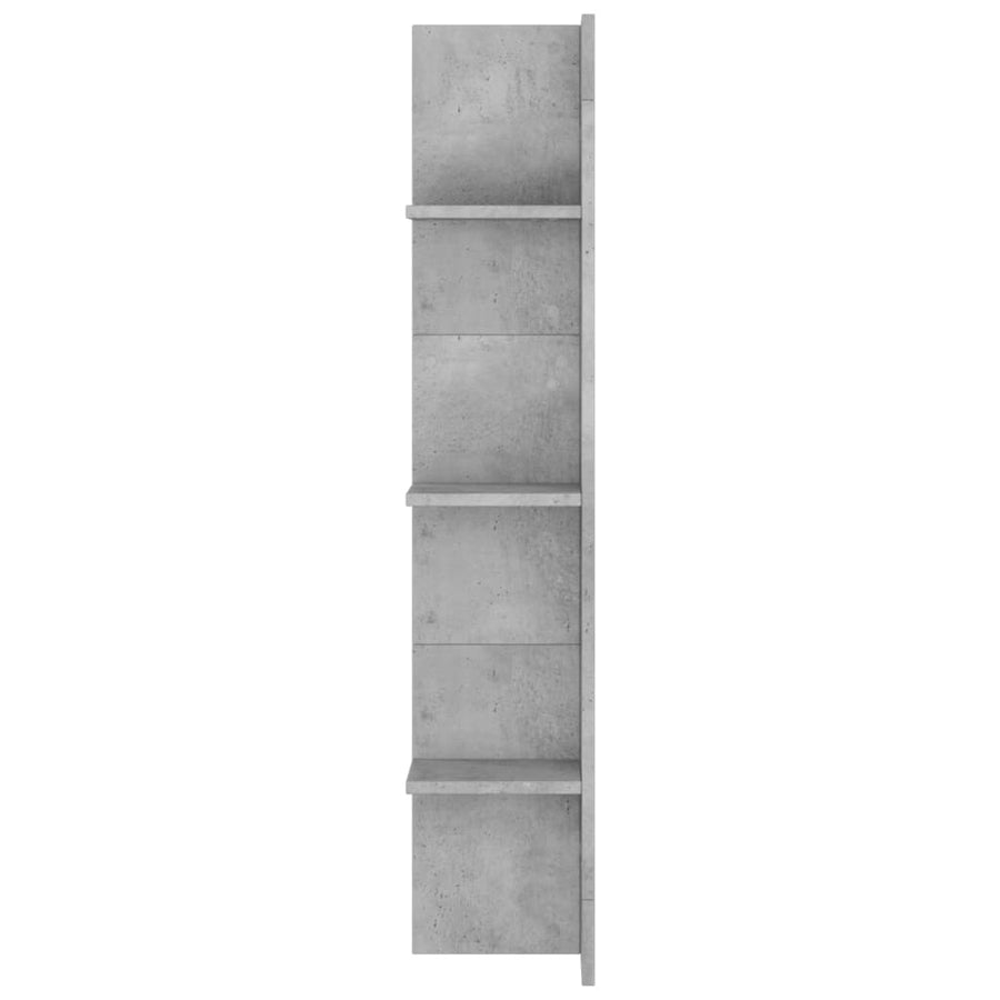 Tv-Meubel 152X22X113 Cm Bewerkt Hout Betongrijs