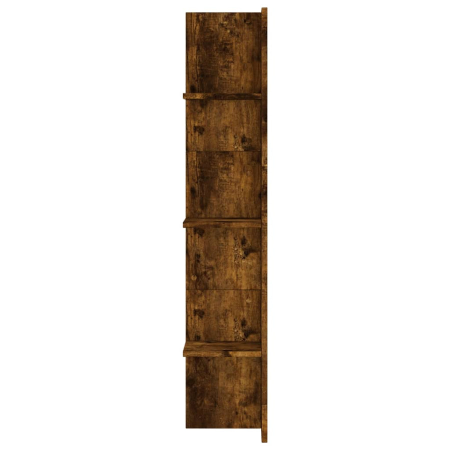 Tv-Meubel 152X22X113 Cm Bewerkt Hout Gerookt Eikenkleurig