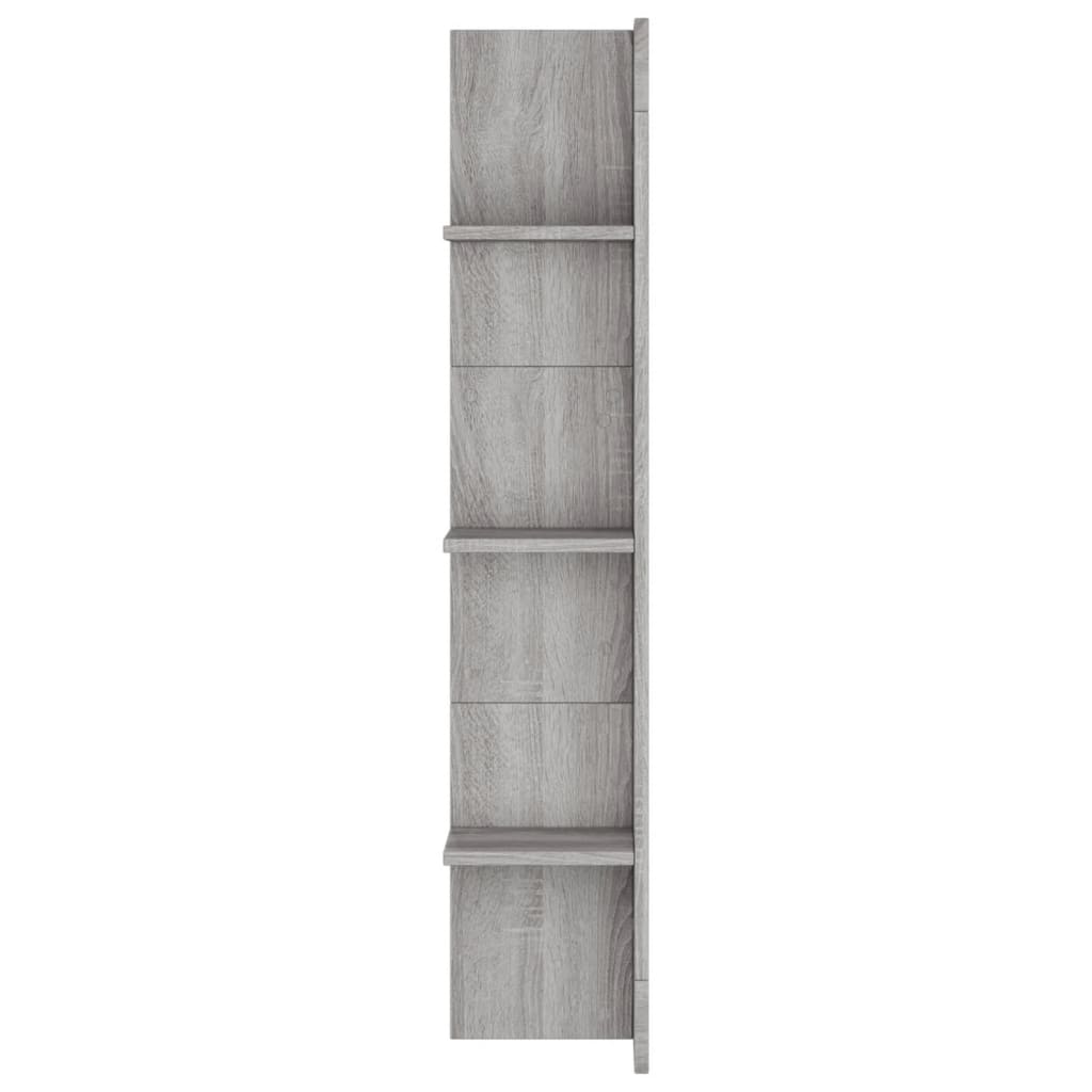 Tv-Meubel 152X22X113 Cm Bewerkt Hout Grijs Sonoma Eikenkleurig