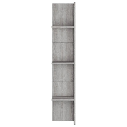 Tv-Meubel 152X22X113 Cm Bewerkt Hout Grijs Sonoma Eikenkleurig