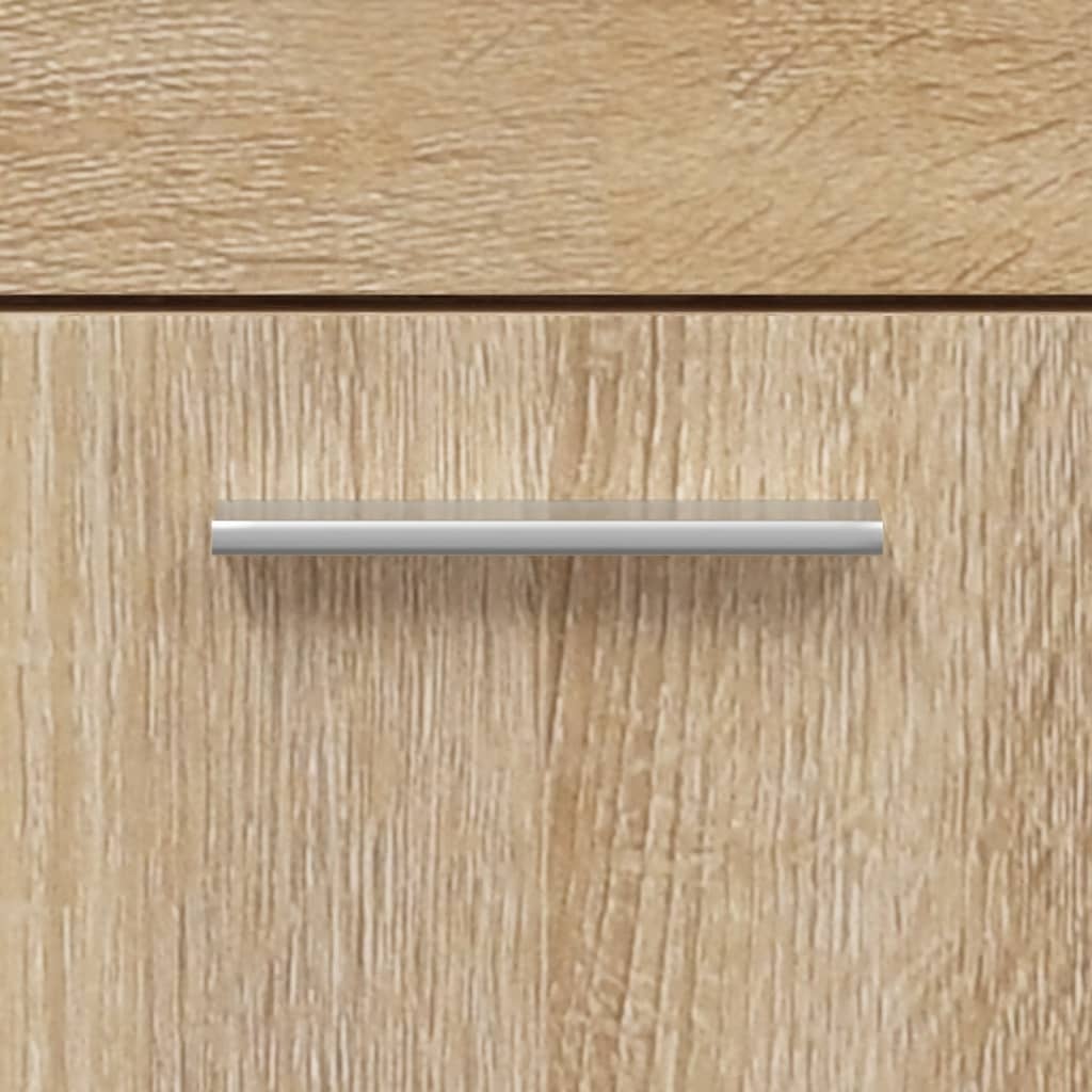 Badkamerkast Met Spiegel Bewerkt Hout Kleurig Sonoma eiken