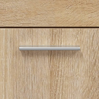Badkamerkast Met Spiegel Bewerkt Hout Kleurig Sonoma eiken