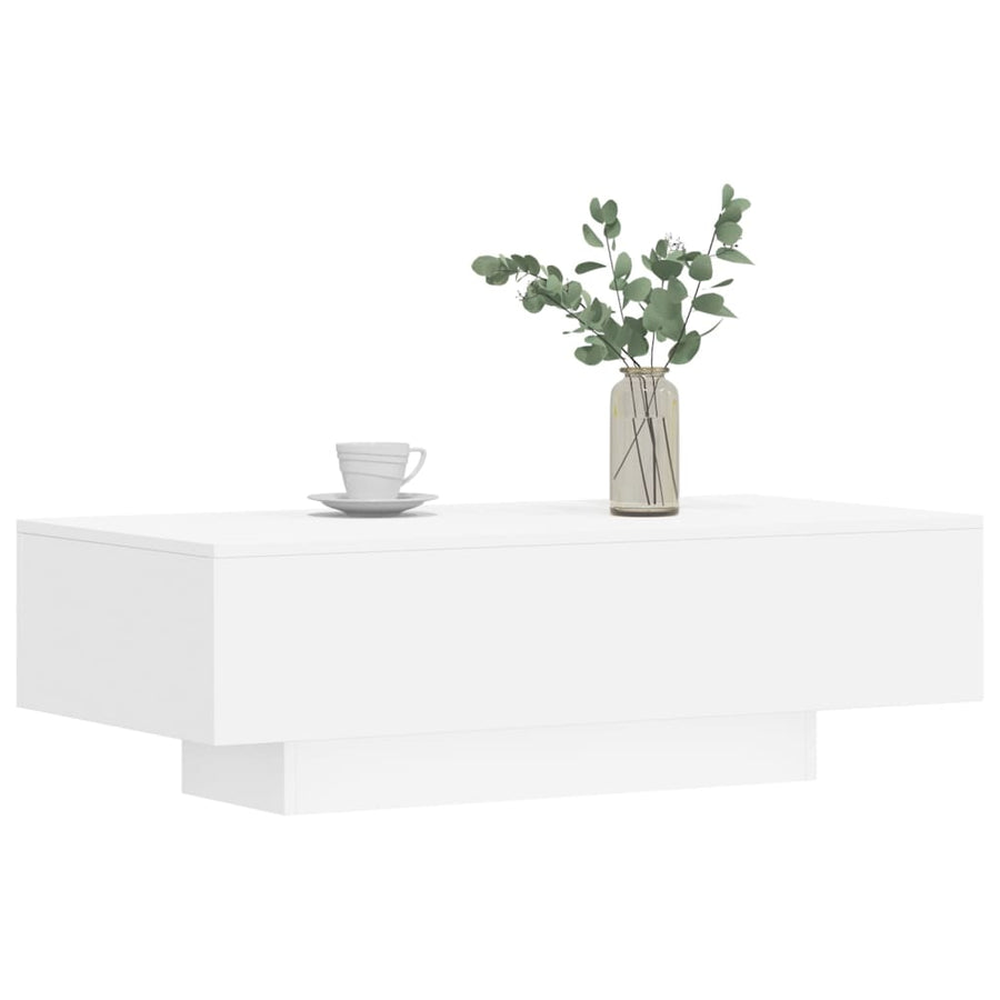 Salontafel 00X49,5X3 Cm Bewerkt Hout Zwart Wit