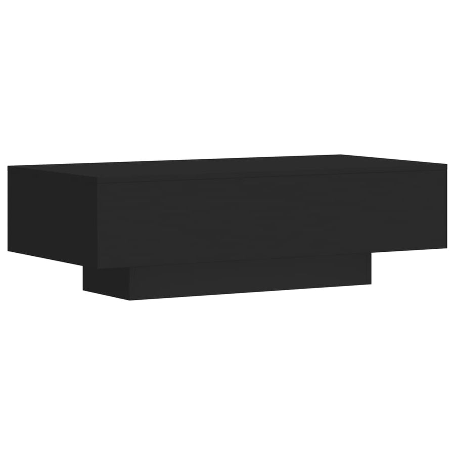 Salontafel 00X49,5X3 Cm Bewerkt Hout Zwart