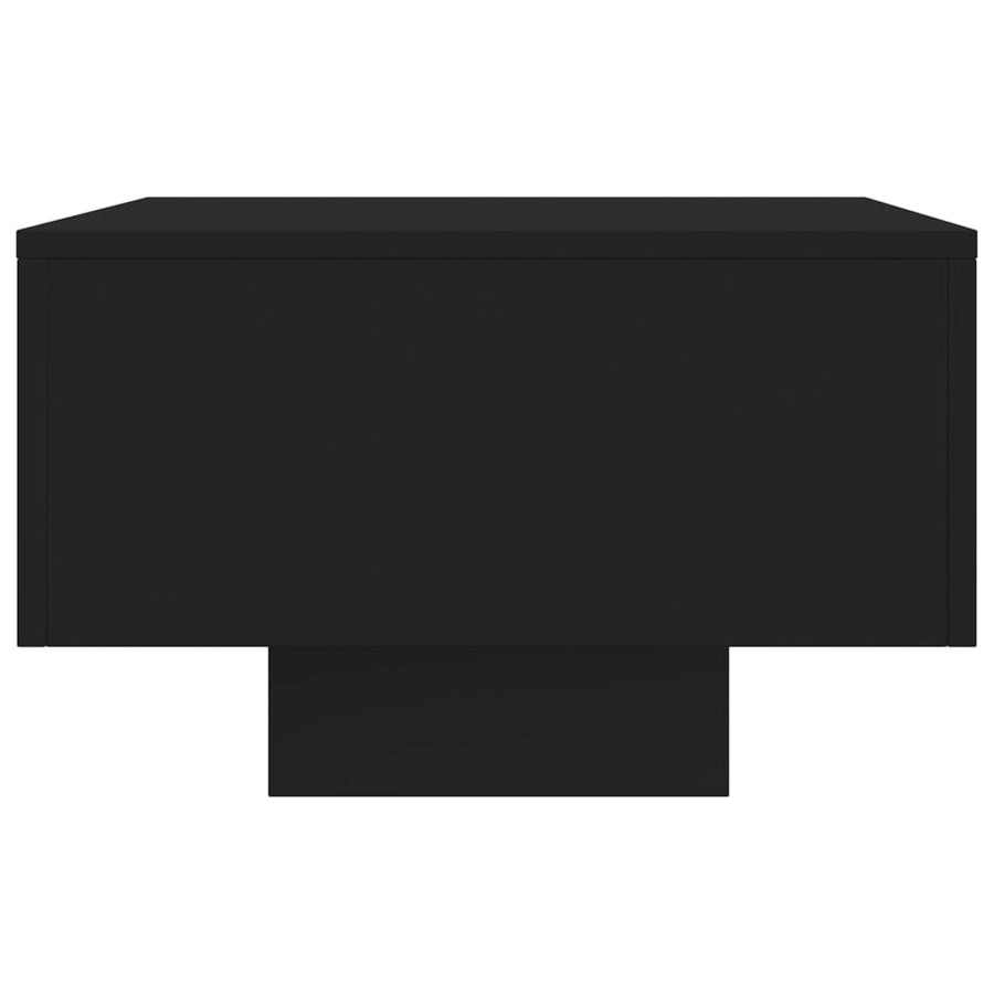Salontafel 00X49,5X3 Cm Bewerkt Hout Zwart