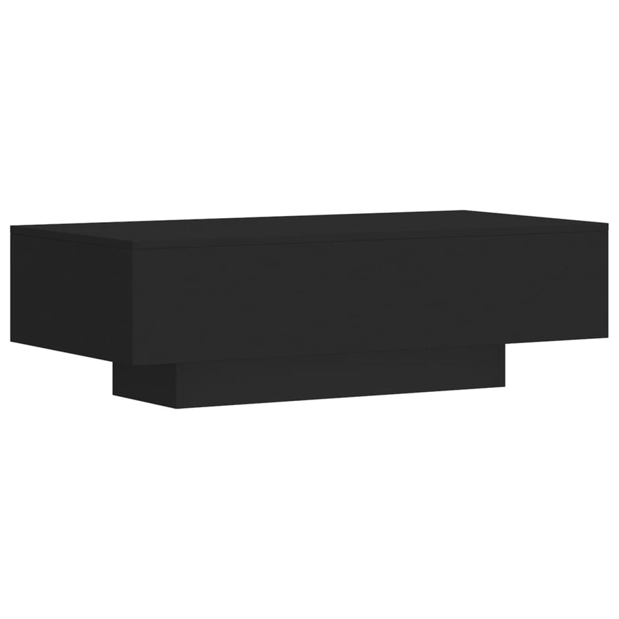 Salontafel 00X49,5X3 Cm Bewerkt Hout Zwart