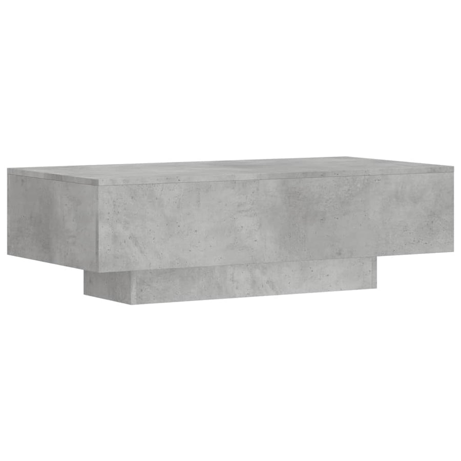 Salontafel 00X49,5X3 Cm Bewerkt Hout Betongrijs