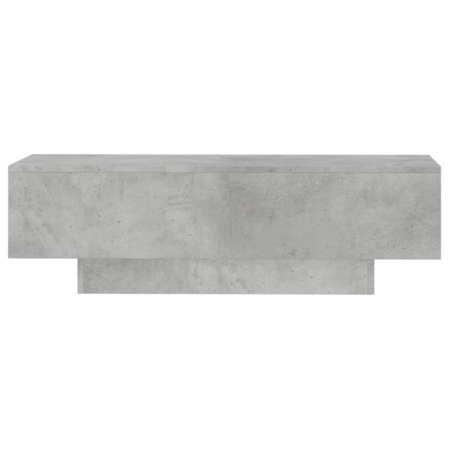 Salontafel 00X49,5X3 Cm Bewerkt Hout Betongrijs