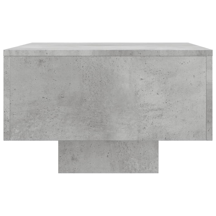 Salontafel 00X49,5X3 Cm Bewerkt Hout Betongrijs