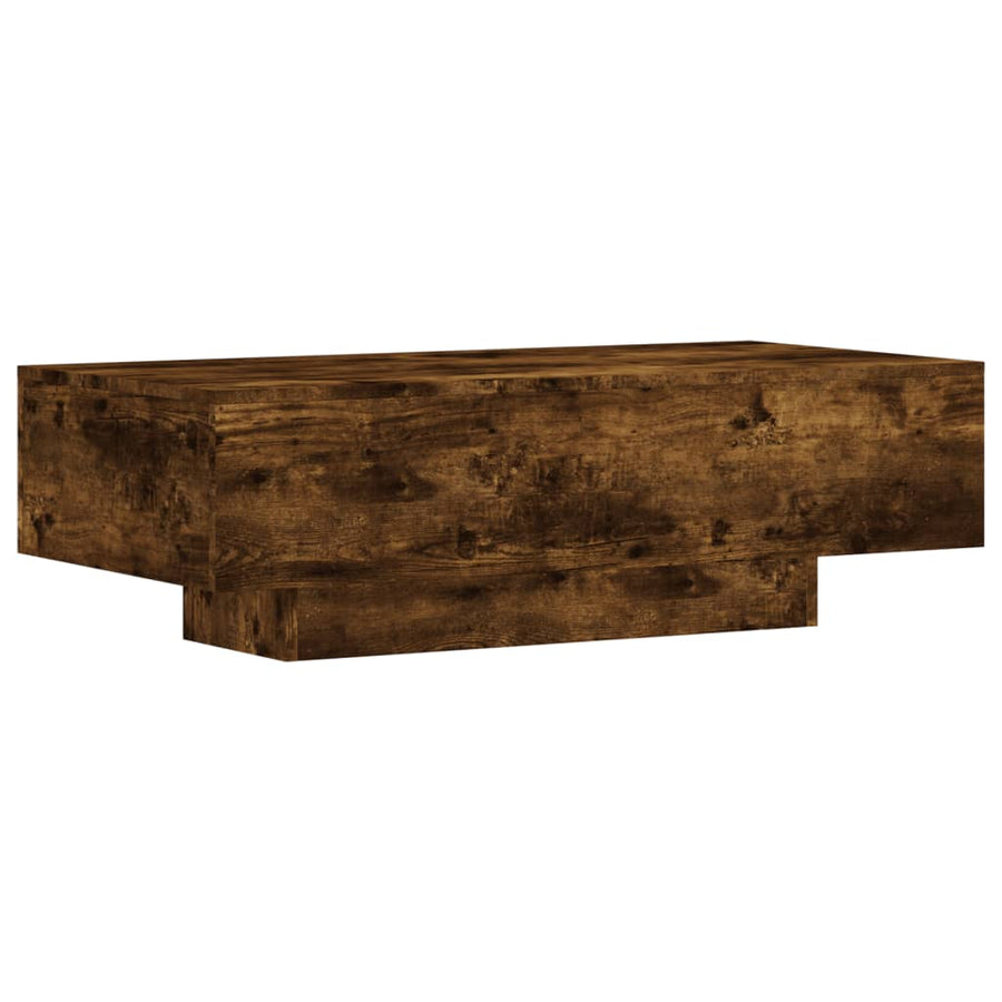 Salontafel 00X49,5X3 Cm Bewerkt Hout Kleurig Gerookt eiken