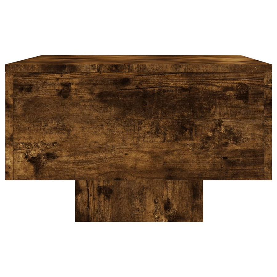 Salontafel 00X49,5X3 Cm Bewerkt Hout Kleurig Gerookt eiken