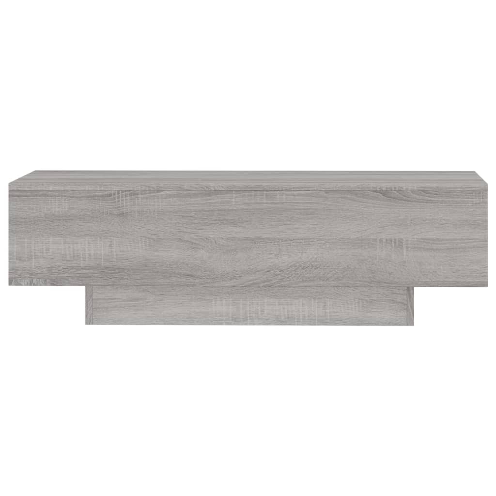 Salontafel 00X49,5X3 Cm Bewerkt Hout Eikenkleur Grijs sonoma