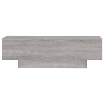 Salontafel 00X49,5X3 Cm Bewerkt Hout Eikenkleur Grijs sonoma