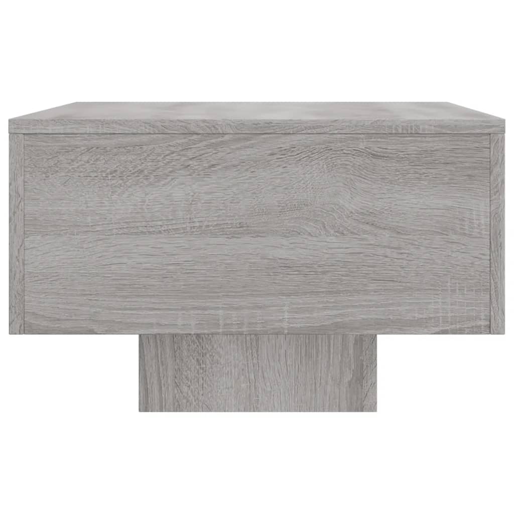 Salontafel 00X49,5X3 Cm Bewerkt Hout Eikenkleur Grijs sonoma