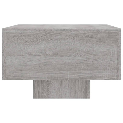 Salontafel 00X49,5X3 Cm Bewerkt Hout Eikenkleur Grijs sonoma