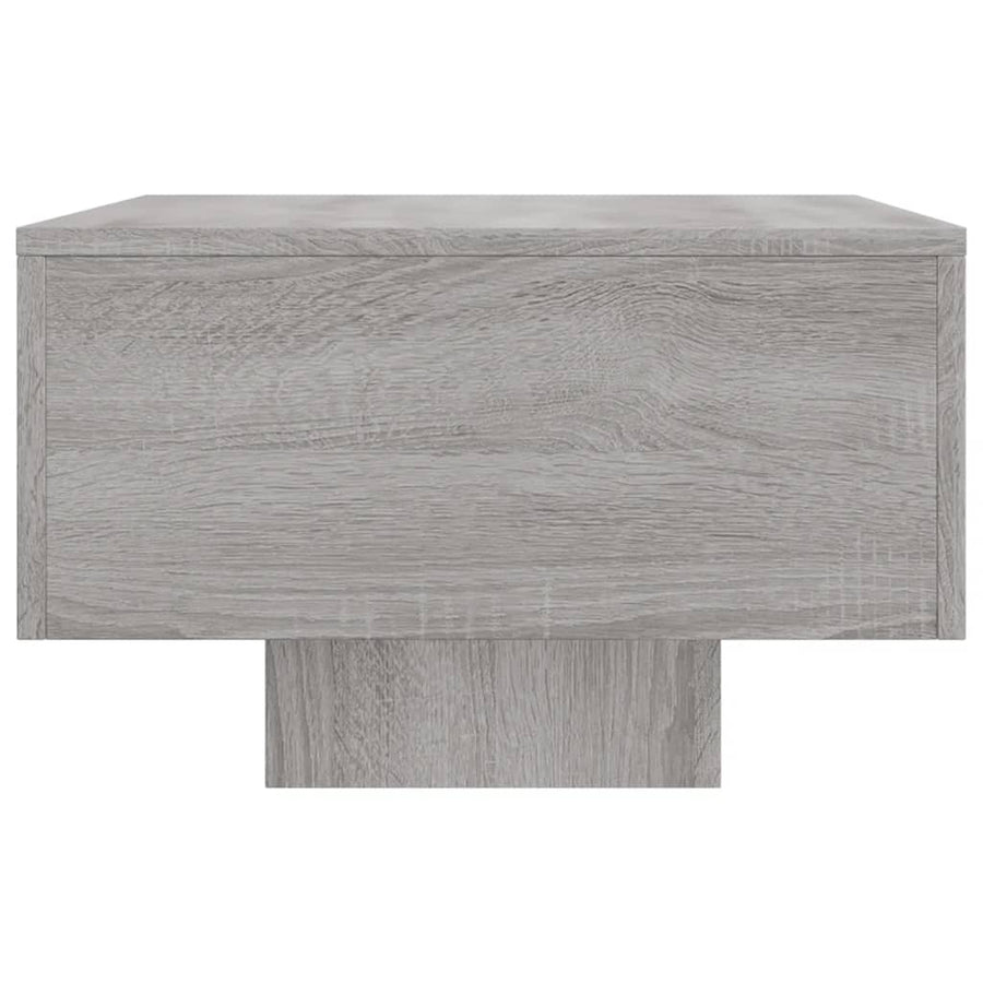 Salontafel 00X49,5X3 Cm Bewerkt Hout Eikenkleur Grijs sonoma
