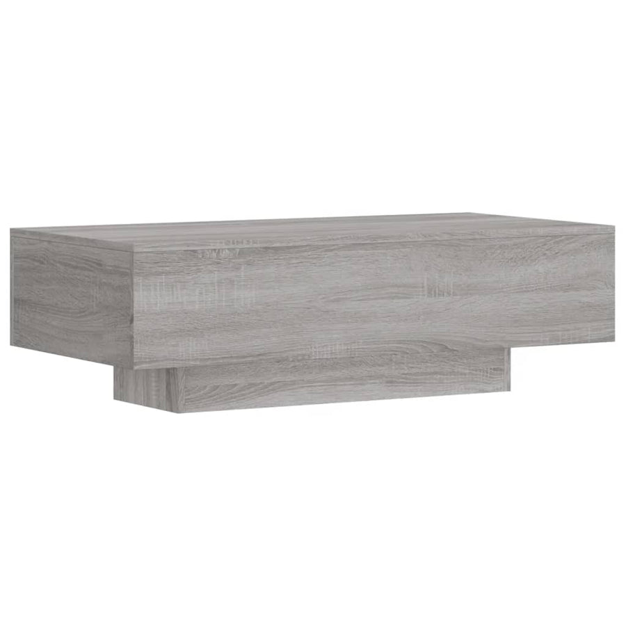 Salontafel 00X49,5X3 Cm Bewerkt Hout Eikenkleur Grijs sonoma