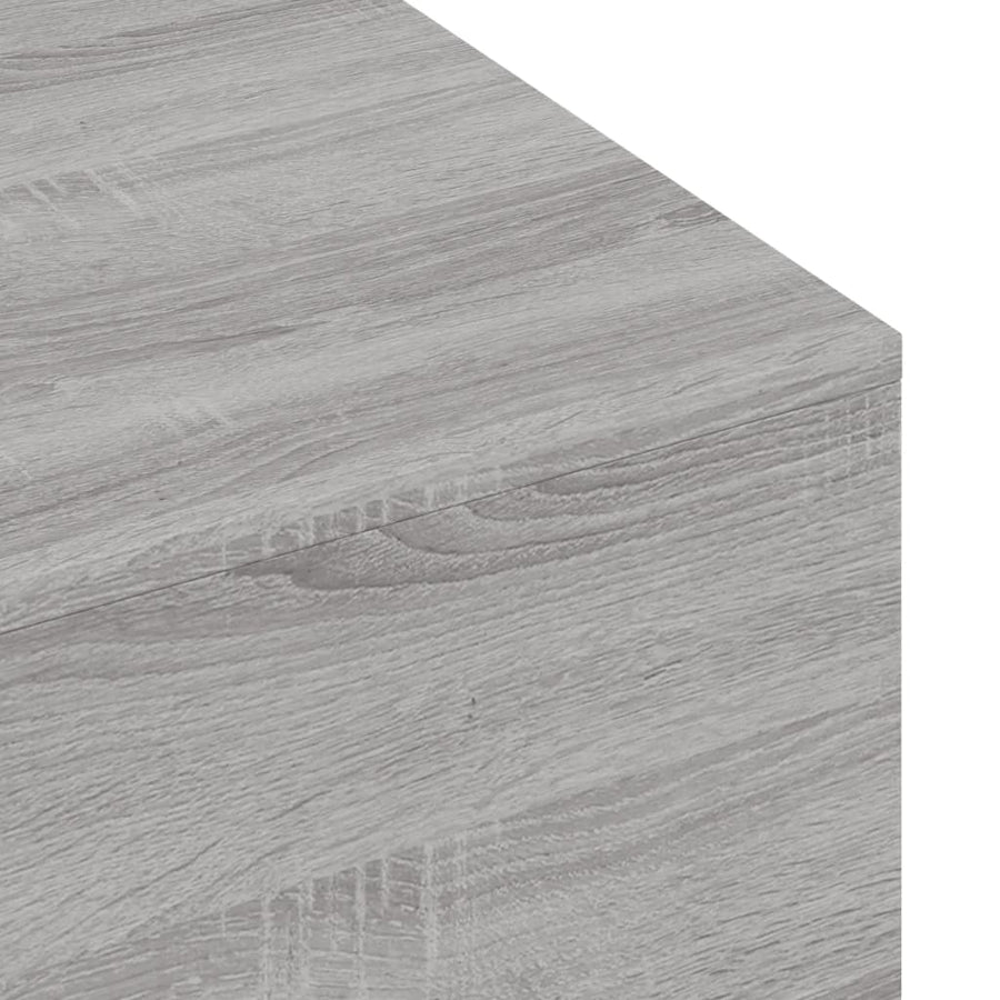 Salontafel 00X49,5X3 Cm Bewerkt Hout Eikenkleur Grijs sonoma