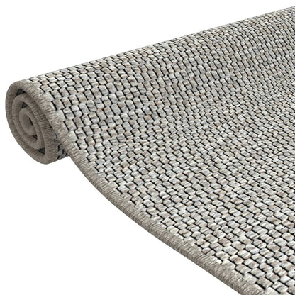 Tapijtloper 50X100 Cm Sisal-Look Taupe