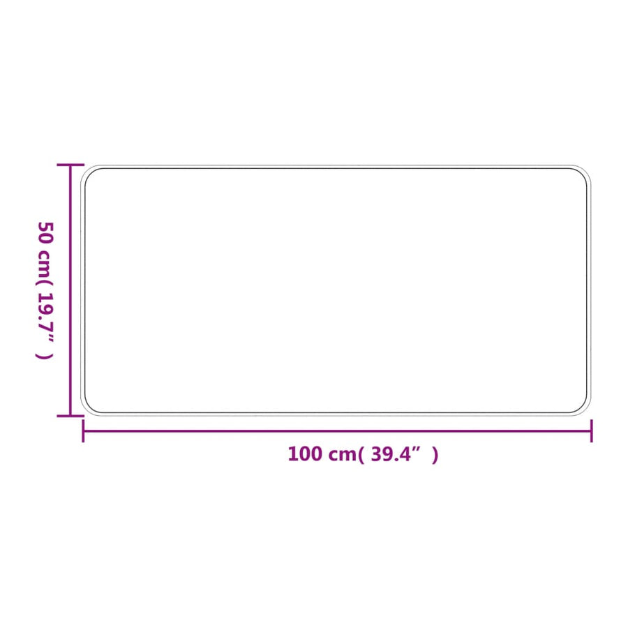 Tapijtloper 50X100 Cm Sisal-Look Taupe