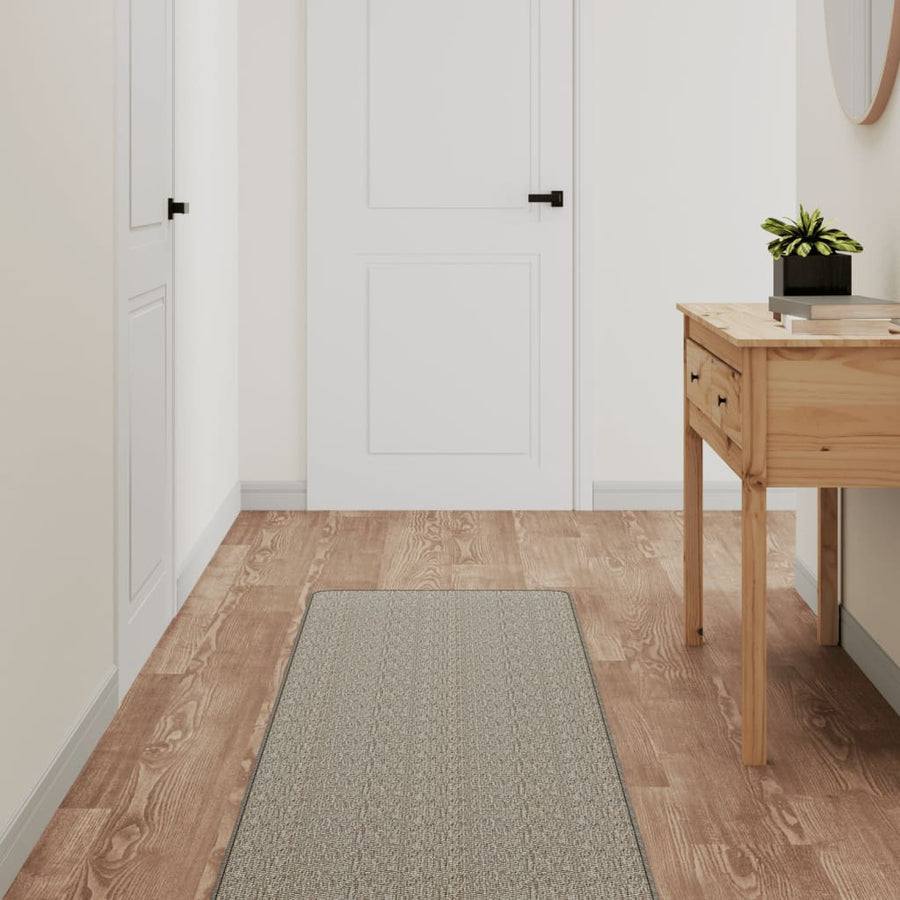 Tapijtloper Sisal-Look 50 x 200 cm Taupe