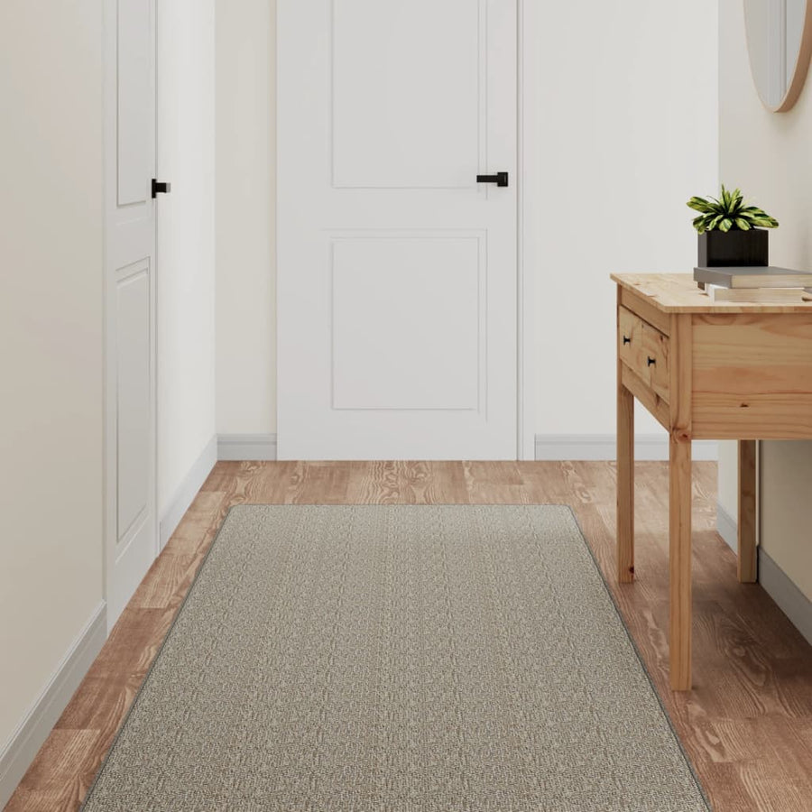 Tapijtloper 80X250 Cm Sisal-Look Taupe