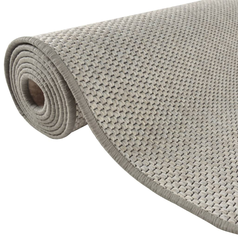 Tapijtloper 80X300 Cm Sisal-Look Taupe